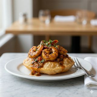 Prawn Puri (Puri Con Gambas)