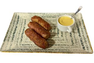 Mici cu paine si mustar