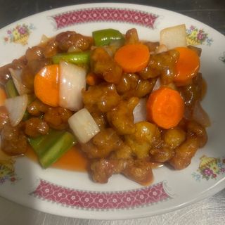 Cerdo Con Salsa Agridulce