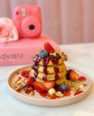 Panqueca Frutos Vermelhos