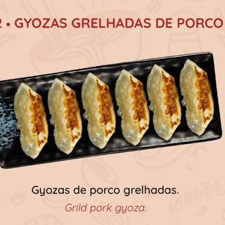 Gyozas Grelhadas de Porco