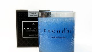 Premium jar candle cotton powder, 130 г