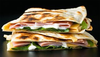 Prosciutto cotto, maio e lattuga