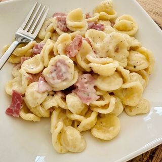 Oricchette carbonara