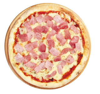 Pizza de jamón y queso (32 cm.)