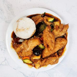 Pohana riba s povrćem