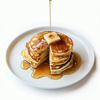 Pancake con sciroppo d'acero