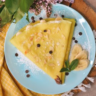 Crepe with Nutella,banana and hazelnut