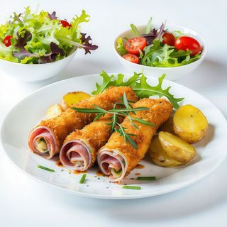 106. Plato Combinado Con Cordón Blue