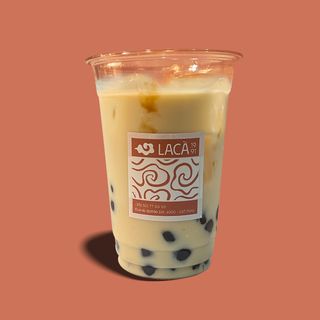 Chá de Oolong com leite e boba