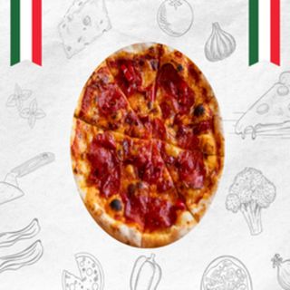 Salami Piccante Pizza 40 cm