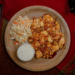 Kurczak z Cebulą na Ostro