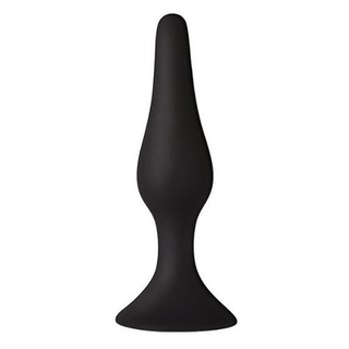 Plug Dilatador Silicona Con Ventosa Talla L Negro Mai 34