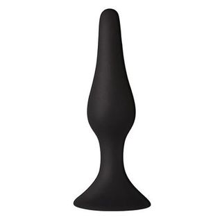 Plug Dilatador Silicona Con Ventosa Talla L Negro Mai 34