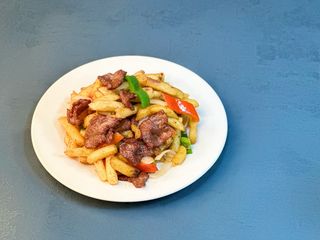 Фри с мясом (350 г)