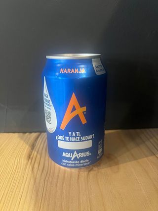 Aquarius Naranja lata 330ml.