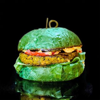 Vegan green® lentil burger