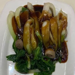 205. Verdura China Con Champiñones En Salsa De Ostra