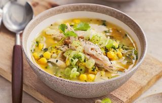Zuppa mais e pollo