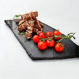 Grzanki z czosnkiem i serem