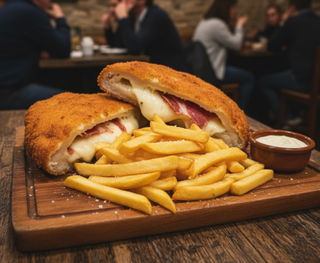 Cachopo De (300 G.) Con Patatas