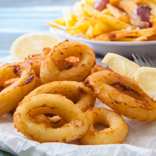 Calamares Con Patatas Fritas