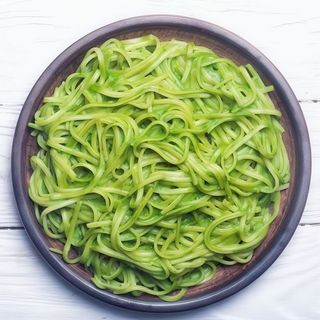 Spaghetti con pesto (opción vegana)
