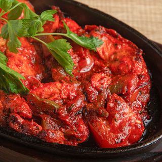 Papadam Sizzling (En plato caliente)