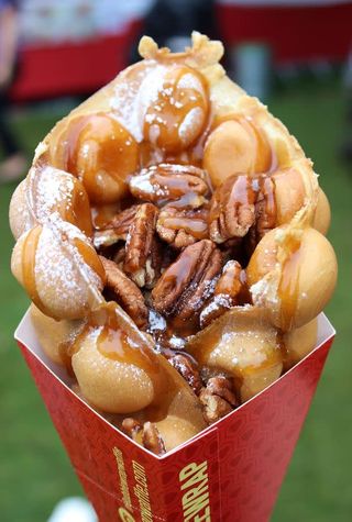 Bubble Waffle Caramel