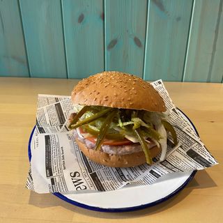 45- Hamburguesa Tex Mex Picante