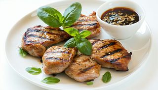 Pulpă de pui dezosată la grătar