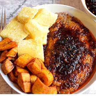 YAM X EWA AGOYIN X PLANTAIN X BEAF