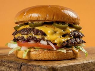 Double Chilli Cheeseburger