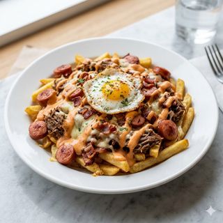 Salchipapa Especial Rapi