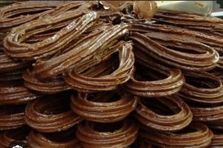 Churro bañado en chocolate 