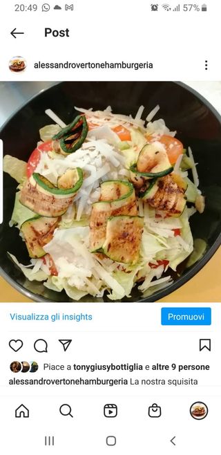Insalata vegetariana