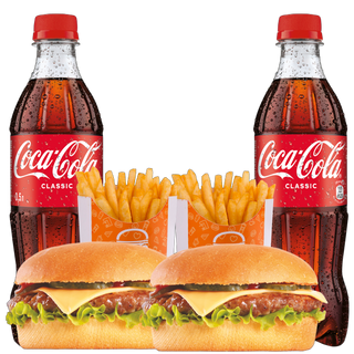 Комбо Чизбургер на двоих