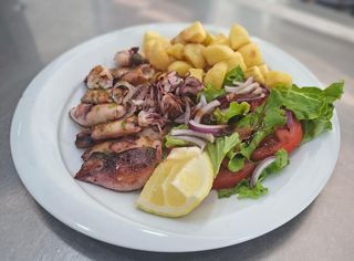 Chipirones a la plancha