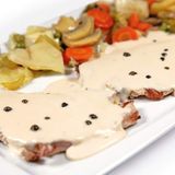 Solomillo de Cerdo a la Pimienta Verde