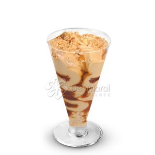Copa de turrón helado 