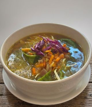 Momo Vegan em Sopa