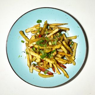 Фри с курицой