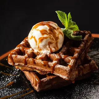 Nutella y helado