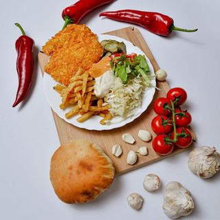 Meniu snitel crispy taranesc