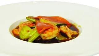 A65  Gamberi con verdure