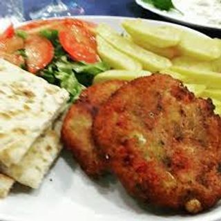 Piatto bifteki vegetariano