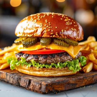 Maze's Cheese Burger