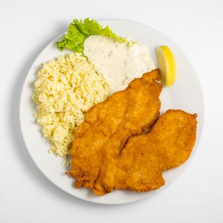 Svinjski bečki odrezak s prilogom