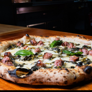 Pizza SALSICCIA E FRIARIELLI  (33 Cm.)