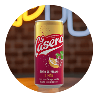 Tinto de verano con limón "La Casera" 33cl